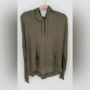 Victorias Secret Supermodel Essentials Olive Green Hooded Pullover Size Small